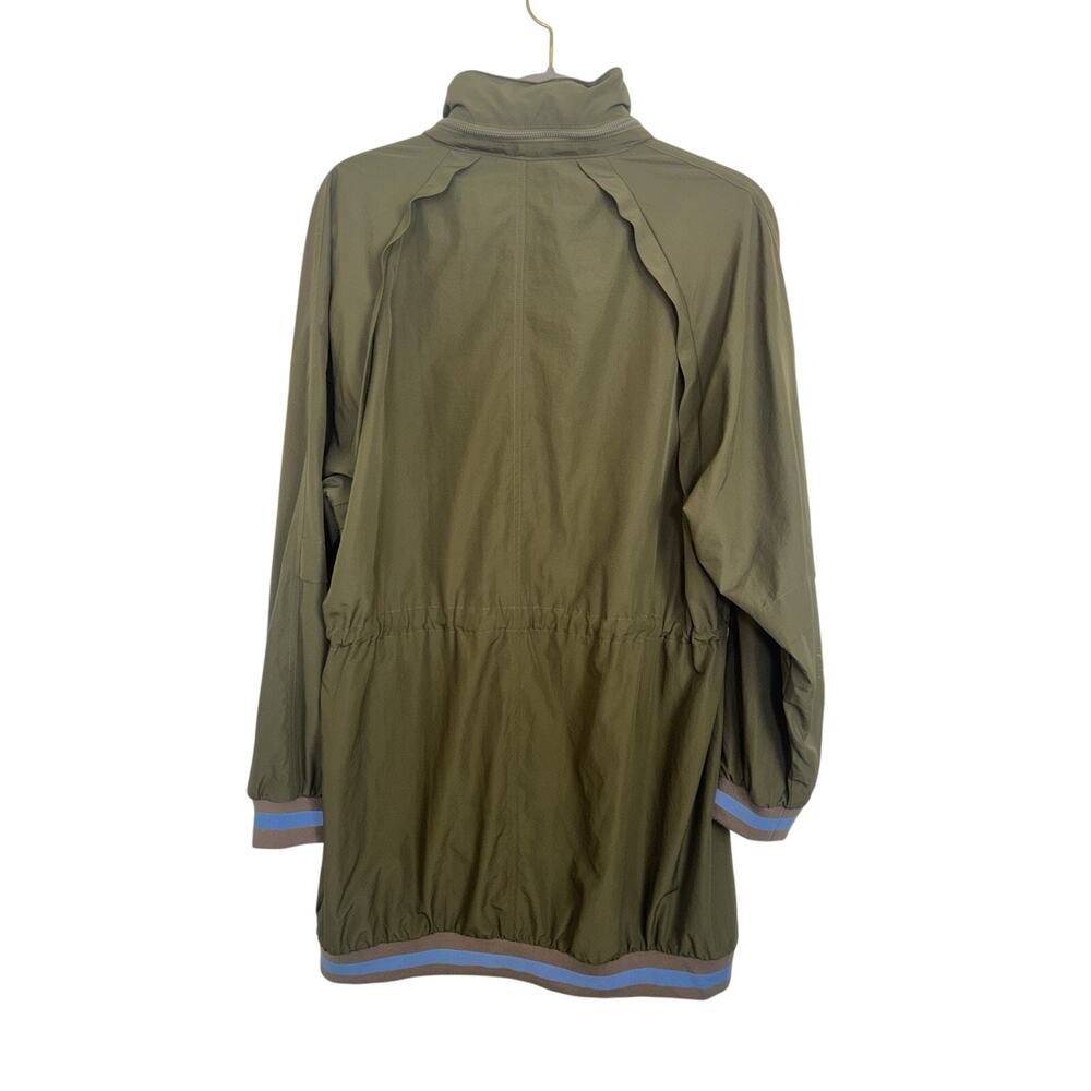 Free People Wind Swept Hooded Anorak Parka Utility Jacket Medium Windbreaker - Picture 4 of 9
